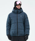 Puffer Full Zip Snowboardjacka Herr Metal Blue